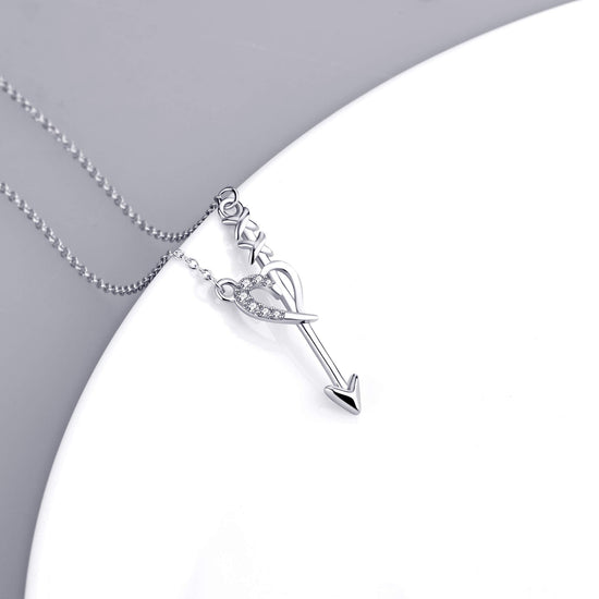 925 Sterling Silver  An Arrow Through A Heart - onlyone