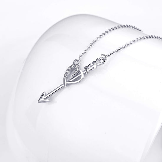 925 Sterling Silver  An Arrow Through A Heart - onlyone