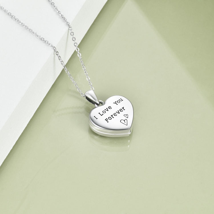 925 Sterling Silver Heart Tree Photo Locket Necklaces - onlyone