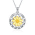 925 Sterling Silver Daisy Necklace - onlyone