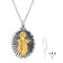 925 sterling silver God blessed urn necklace Cremation Jewelry for Ashes - onlyone