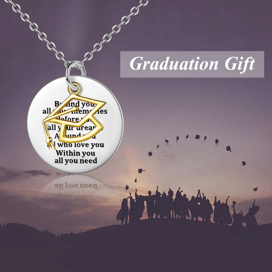 925 Sterling Silver Graduation Necklace Gift for Graduates - onlyone