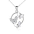 925 Sterling Silver Tropical Soul Butterfly Inlaid White Mother of Pearl Pendant Necklace - onlyone