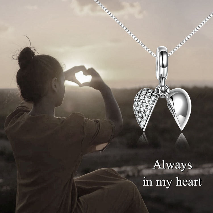 925 sterling silver Heart belongs to you urn necklace Cremation Jewelry for Ashes - onlyone