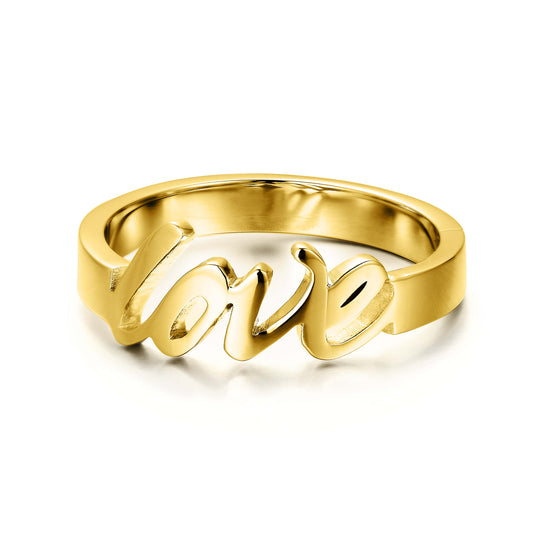 925 Sterling Silver Personalized Love Ring - onlyone