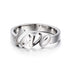 925 Sterling Silver Personalized Love Ring - onlyone