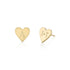925 Sterling Silver Personalized Love Heart Alphabet Stud Earrings - onlyone