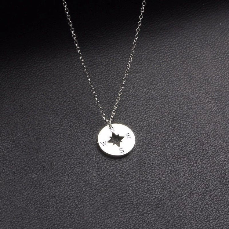 Inspirational Graduation Compass Necklace Graduation Gift - onlyone