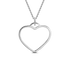 10K/14K Gold Personalized Heart Name Necklace Adjustable 16" - 20" White Gold/Yellow Gold/Rose Gold - onlyone