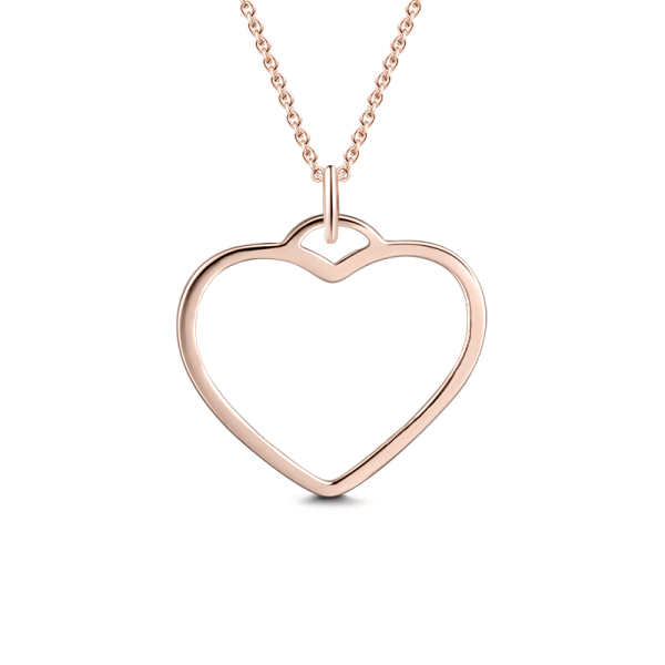 10K/14K Gold Personalized Heart Name Necklace Adjustable 16" - 20" White Gold/Yellow Gold/Rose Gold - onlyone