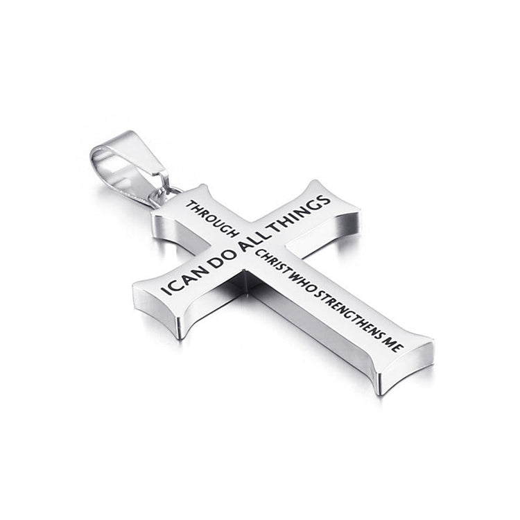 Men's Cross Pendant Necklace