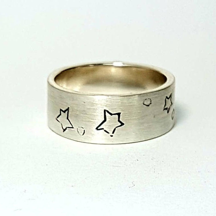 925 Sterling Silver The Little Prince Band Ring