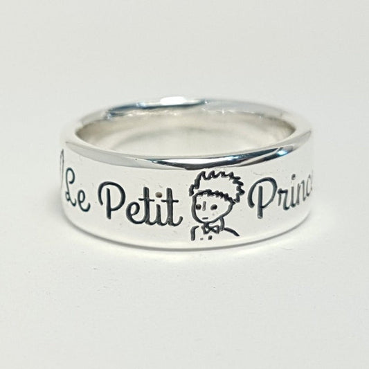 925 Sterling Silver Le Petit Prince The Little Prince Band Ring