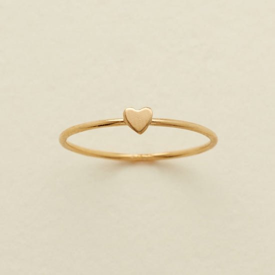 925 Sterling Silver Personalized Heart Ring Yellow Gold Plated - onlyone