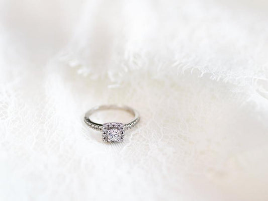 CZ Solitary Engagement Ring/ Promise ring/ Proposal Ring/ Wedding ring/ Wedding jewelry - onlyone