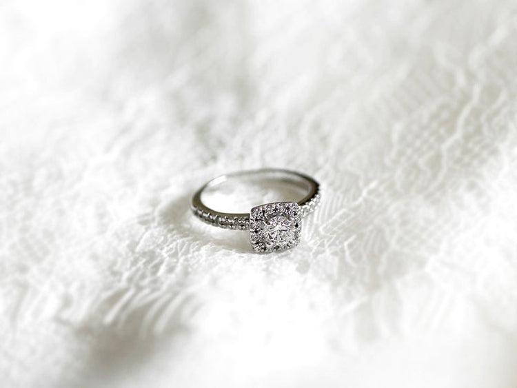 CZ Solitary Engagement Ring/ Promise ring/ Proposal Ring/ Wedding ring/ Wedding jewelry - onlyone