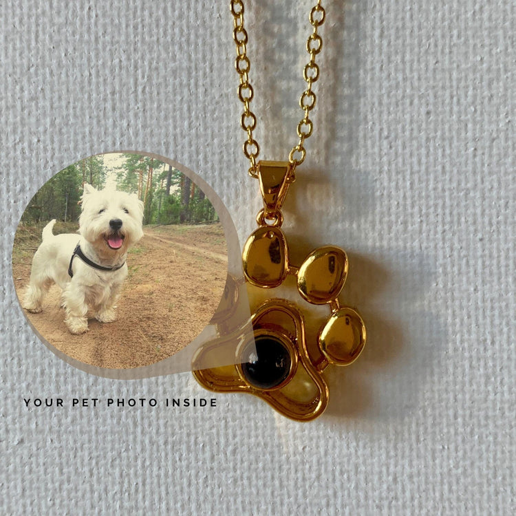 925 Sterling Silver Custom Pet Picture Memorial Necklace